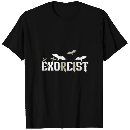 Exorcist Bats Cross T Shirts