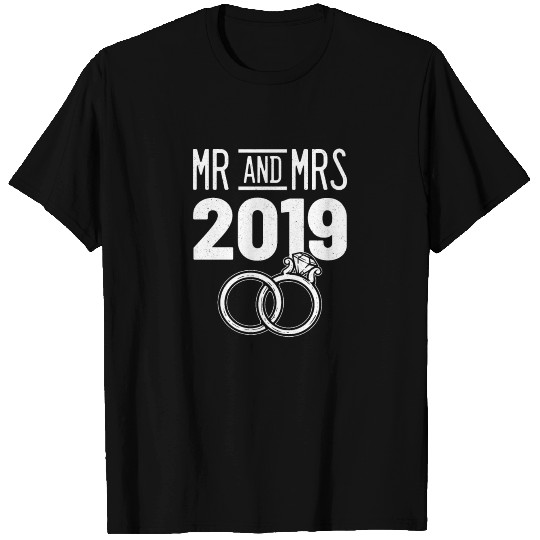 Wedding Mr Mrs 2019 T Shirts