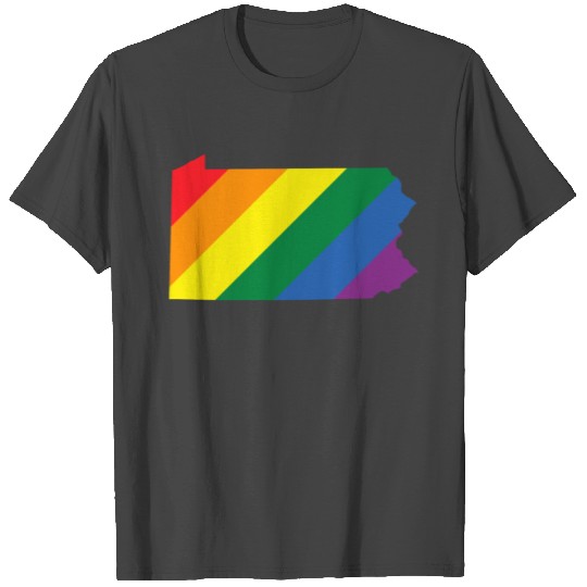 Pennsylvania state LGBT pride T Shirts