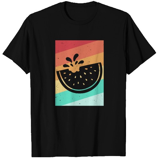 Watermelon Melon Fruit Vintage Retro T Shirts