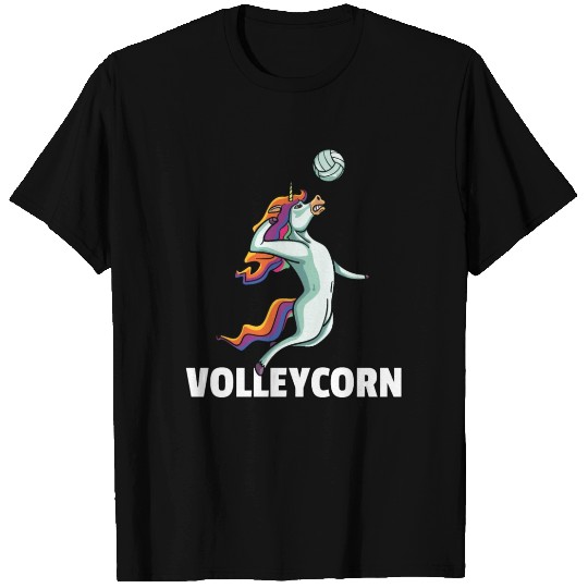 Volleyball Unicorn Volleyball player T Shirts