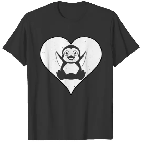 Penguin Funny Sweet Lover Ice Cream T Shirts