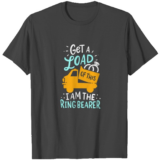 I Am The Ring Bearer Groom Squad Funny Wedding T Shirts