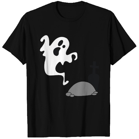 Happy Halloween Spookie Ghost Grave Graveyard T Shirts