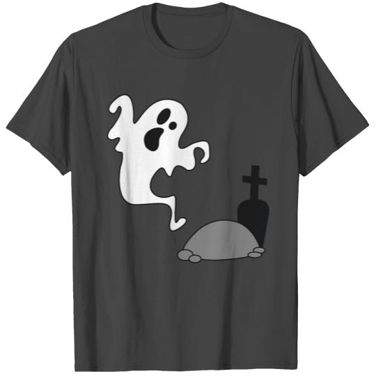 Happy Halloween Spookie Ghost Grave Graveyard T Shirts