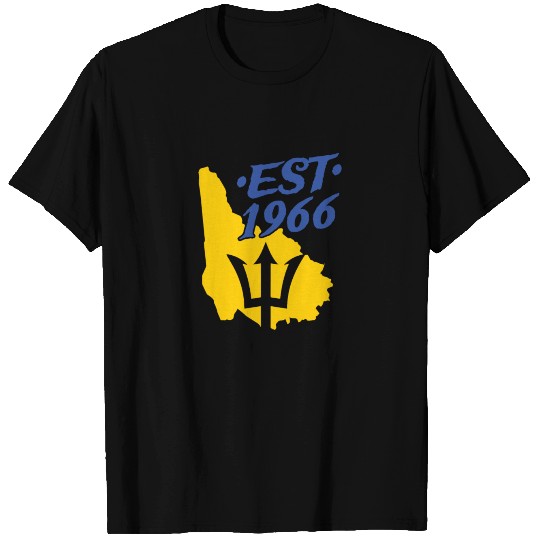 Barbados Est. 1966 Bajan Pride Barbadian T Shirts