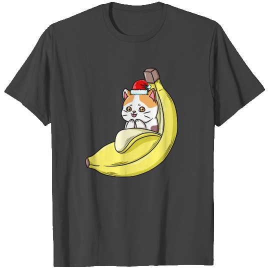 Cat Banana Christmas Kittens T Shirts