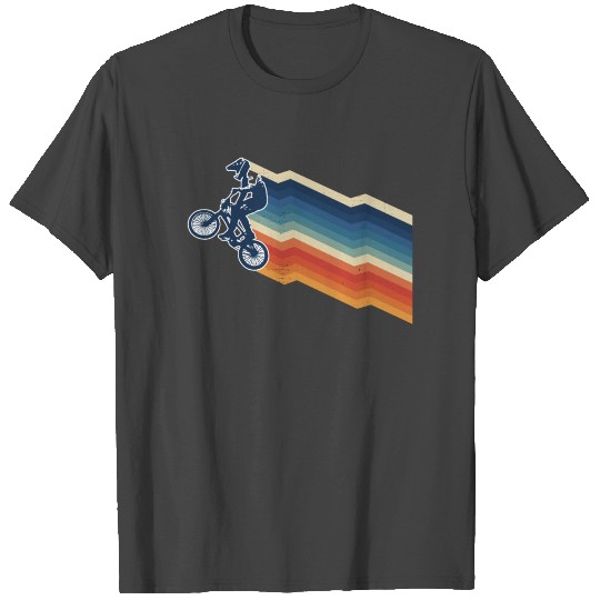 Vintage Zig Zag streaks BMX racing stroke T Shirts