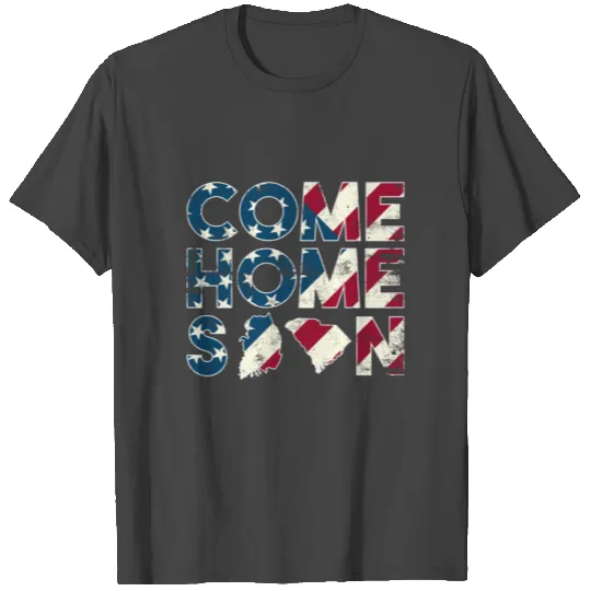 Come Home Soon South Korea South Carolina T Shirts