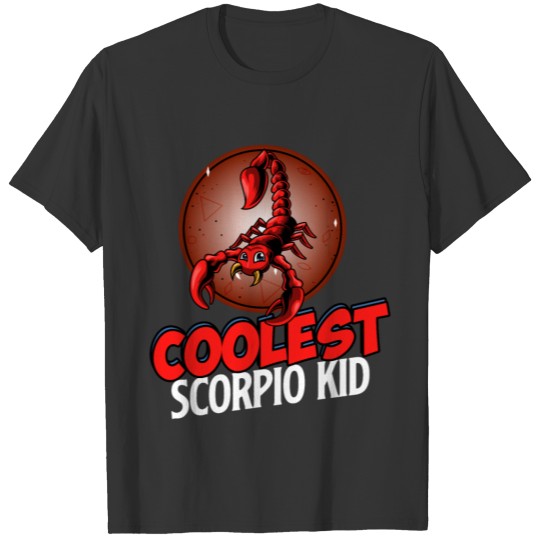 Scorpio Star Sign Kids Horoscope T-shirt
