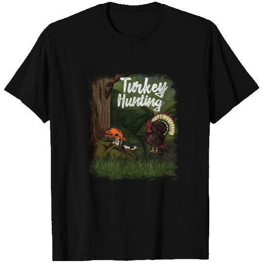 Funny Graphic Turkey Hunting T Shirts