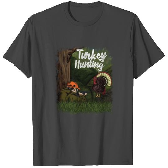 Funny Graphic Turkey Hunting T Shirts