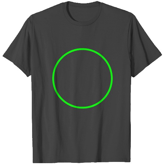 Circle ring shape icon green T Shirts