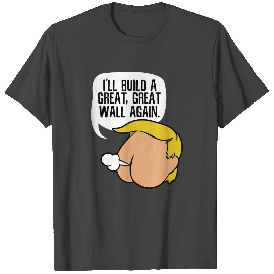 Anti Trump Wall Mexico President USA Election Vote T Shirts