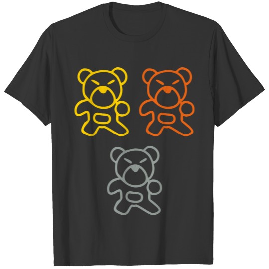 Angry Teddy Bears T Shirts
