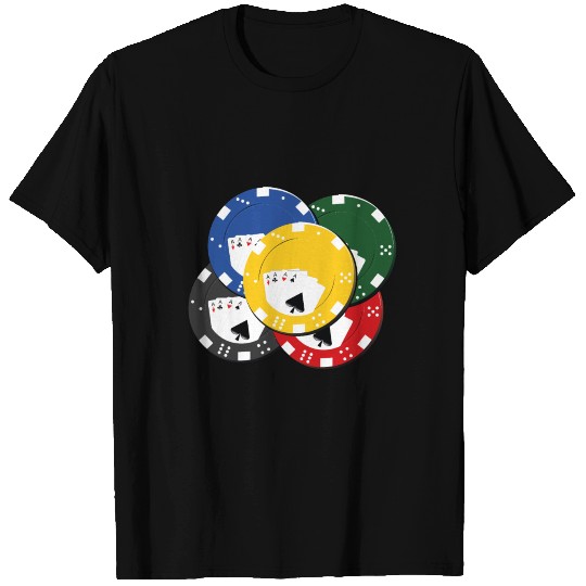 Poker Chips Casino Gift T Shirts