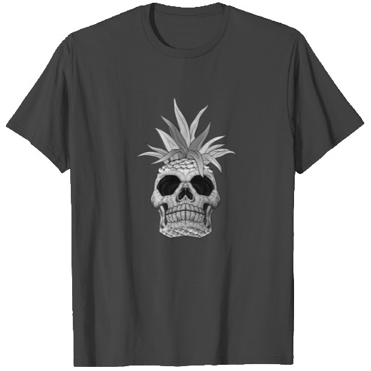 Pineapple Skull Funny Halloween Costume T Shirts