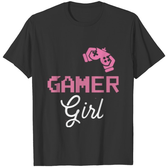Gamer Girl Player Controller Game Games T-shirt