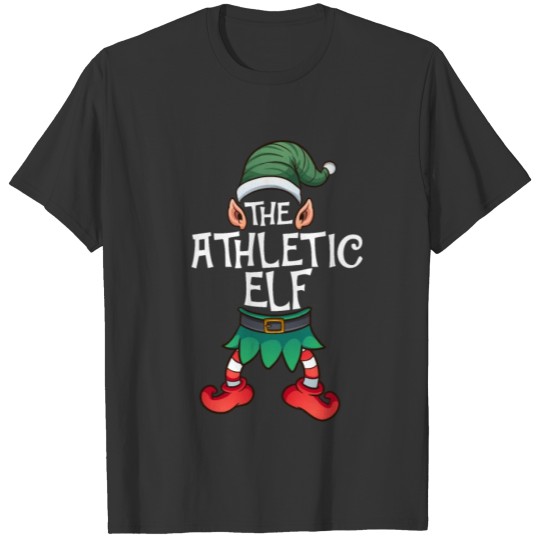 The Athletic Elf Christmas Family Group Matching T Shirts