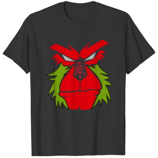 An Angry Monkey Face T Shirts