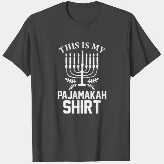 This is my Pajamakah T Shirts menorah Hanukkah Funny