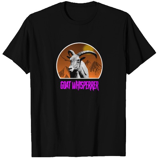 Goat Whisperer cool Mountain Goat. Vintage Goat T Shirts