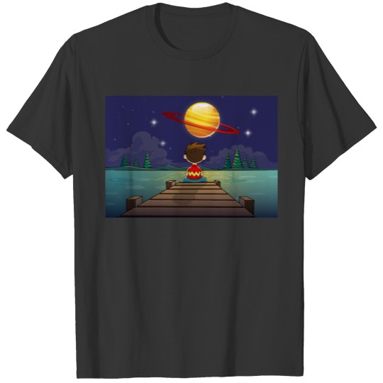 Kid on the dock T Shirts
