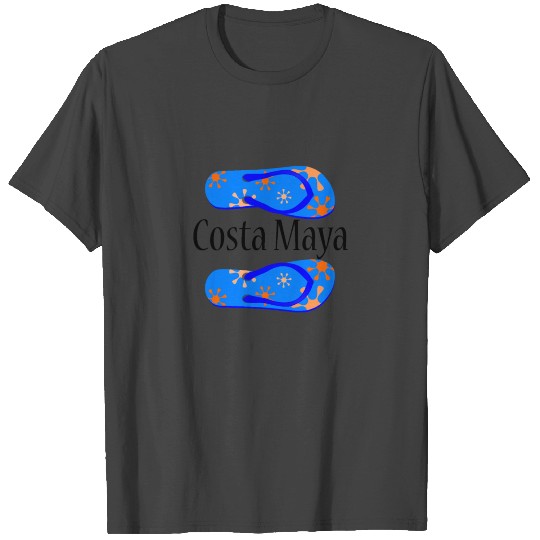 Costa Maya Mexico flip flops T Shirts