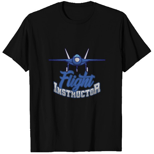 RETRO AIRPLANE Flight Instructor Gift For Pilot T Shirts