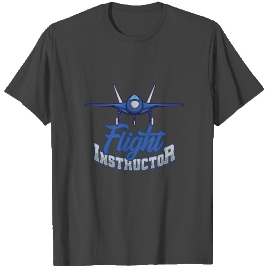RETRO AIRPLANE Flight Instructor Gift For Pilot T Shirts
