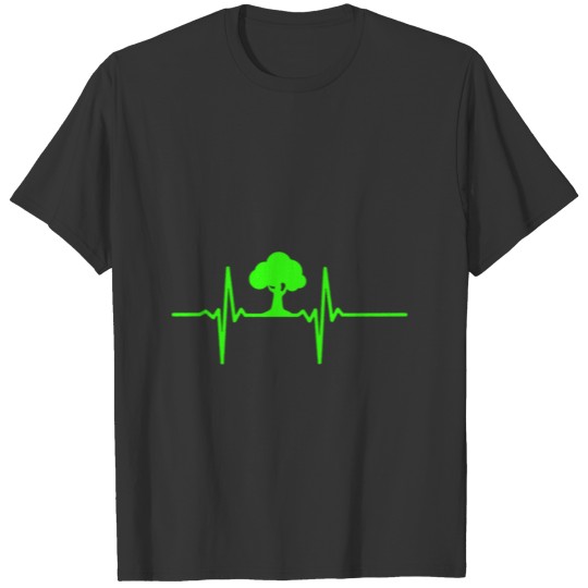 green tree pulse beat gift idea T Shirts