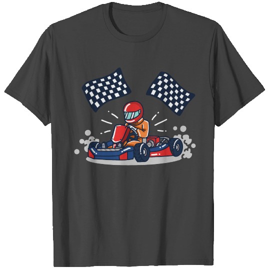 Go Kart Racer Finisher Gokart Racing Team T Shirts