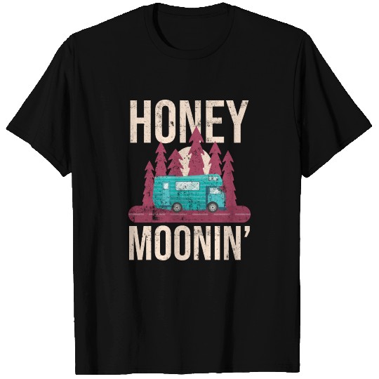 Honey Moonin' Fun Newlywed T Shirts