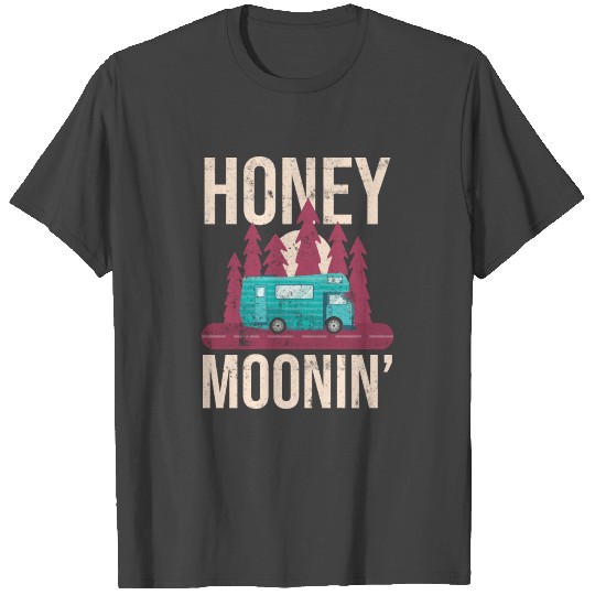 Honey Moonin' Fun Newlywed T Shirts