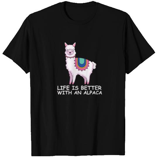 Alpaca Gift Idea Fluffy Shaggy Lama T Shirts