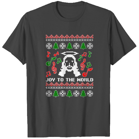 JOY TO THE WORLD Ugly Family Christmas Gift T Shirts
