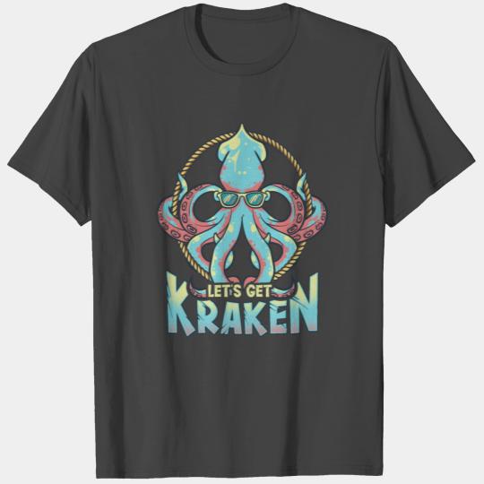 Marine Biology Lets Get Kraken T Shirts