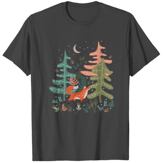Evergreen fox tale T Shirts
