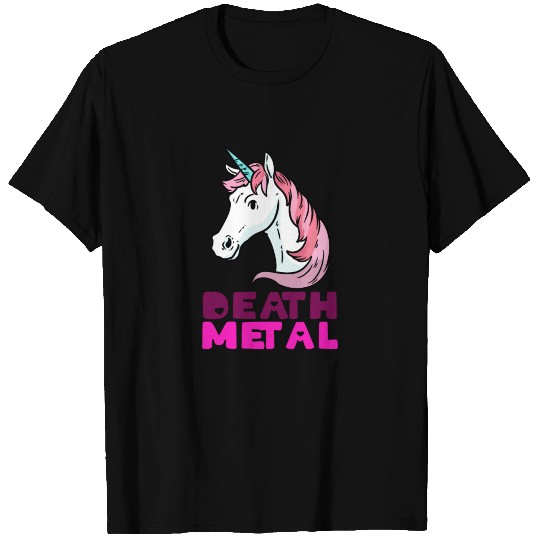 Death Metal Unicorn T Shirts