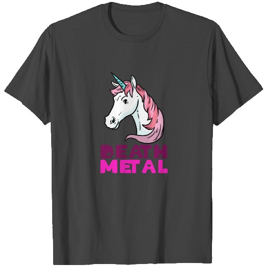Death Metal Unicorn T Shirts