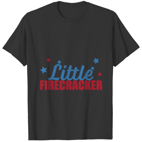 Little Firecracker - Patriotic Pride 4th of July T Shirts
