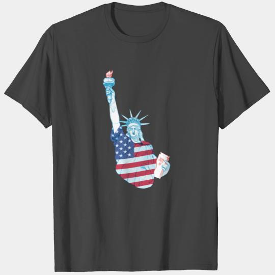 Statue of Liberty - Iconic Patriotic 4th of July T Shirts