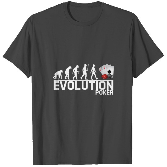 Poker Roulette Casino Cards Gambling T Shirts