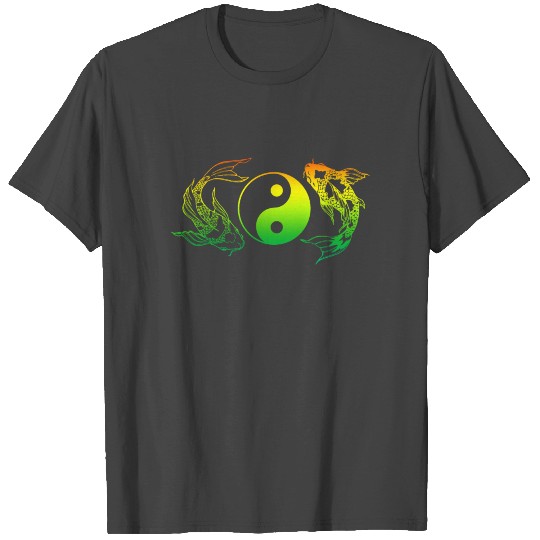 Yin Yang Koi Fish Good Luck And Fortune T Shirts