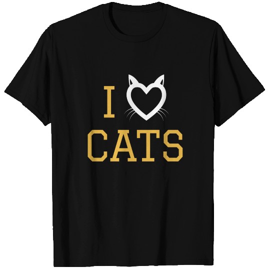 I Love Cats Gift Cute Cat Lover Kittens Kitten T Shirts