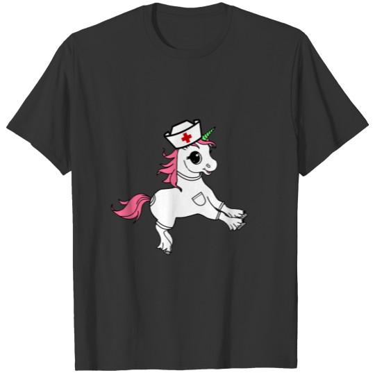 Unicorn Nurse Doctor Pony Fairy Tail T Shirts