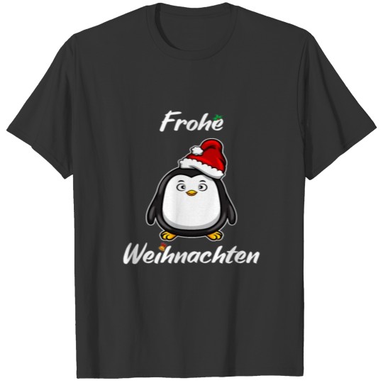 Black Penguin Costume Kids Merry Christmas T Shirts