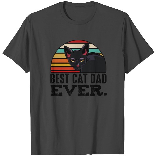 Best Cat Dad Ever Cool Cat Lover Gift T Shirts
