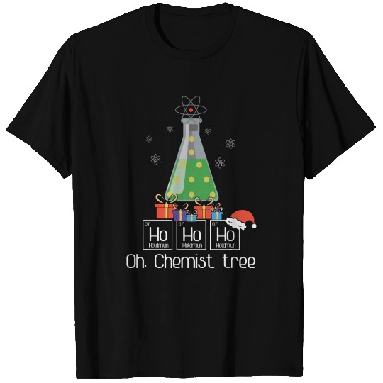 Oh Chemist Tree Ho Ho Ho Chemistry T Shirts