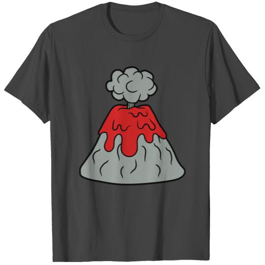 volcano eruption ash magma T Shirts